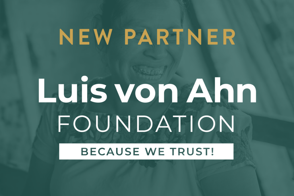 Partnership with Luis von Ahn Foundation