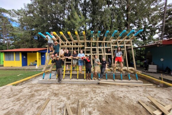 Volunteers at the Playground
