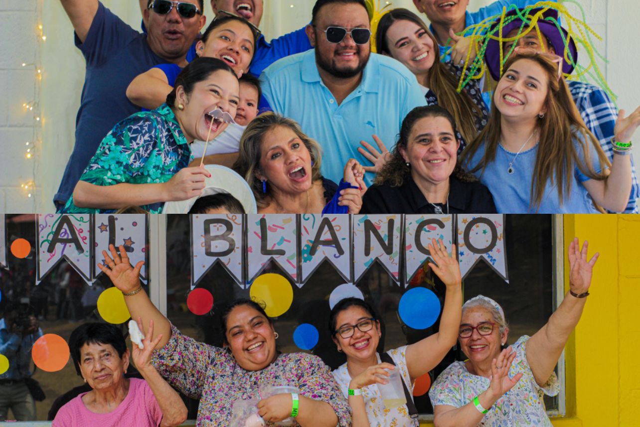 Families smiling